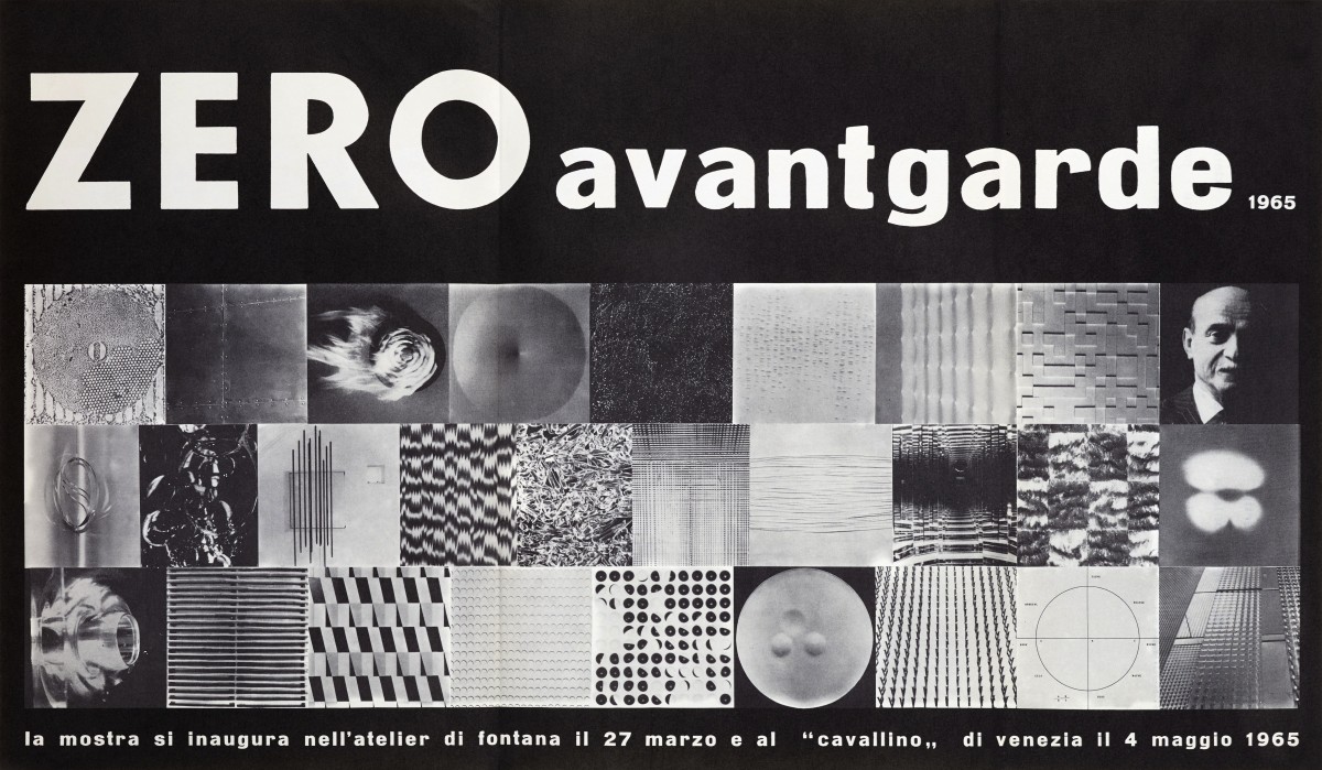 Hans Bischoffshausen, ZERO avantgarde 1965 Plakat // Belvedere