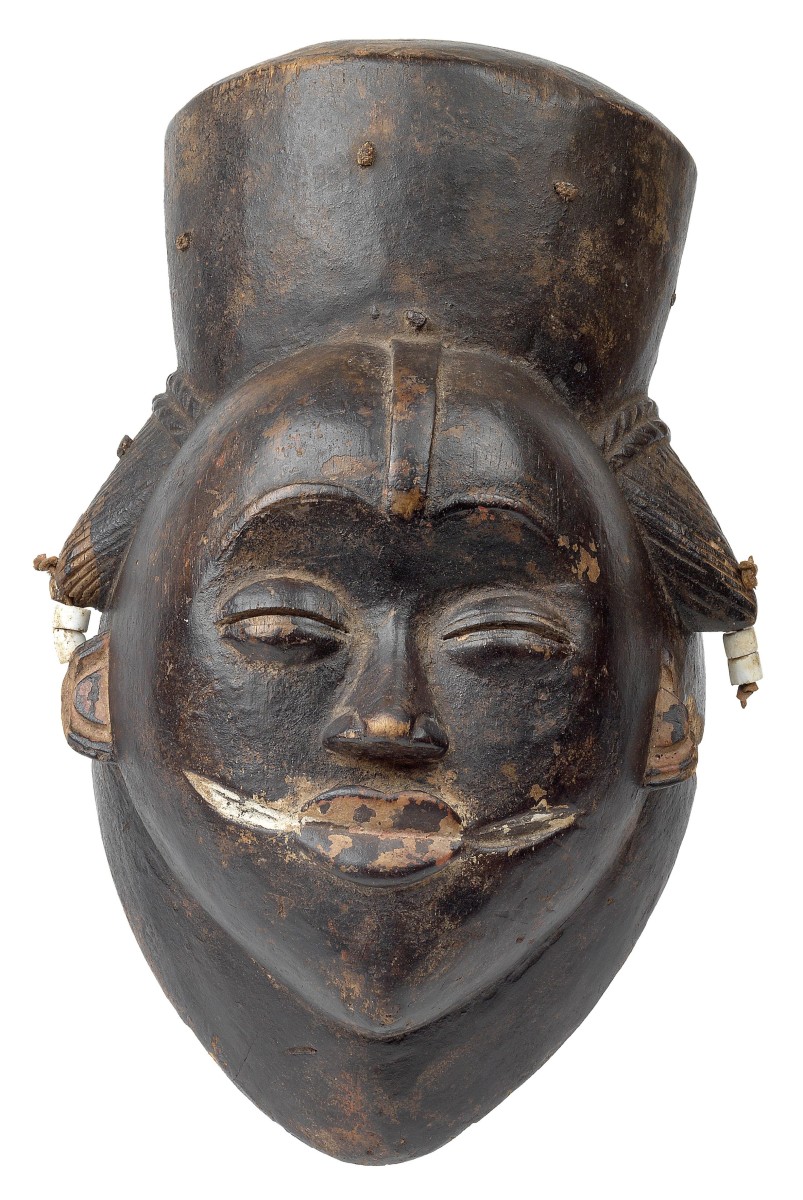 Ikwara Maske der Punu, Gabun