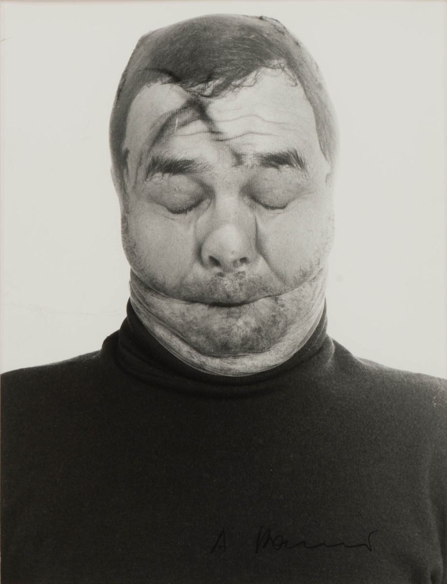 Arnulf Rainer, Face Farces, 1972. SW Foto. Rufpreis 600,- Courtesy AAC