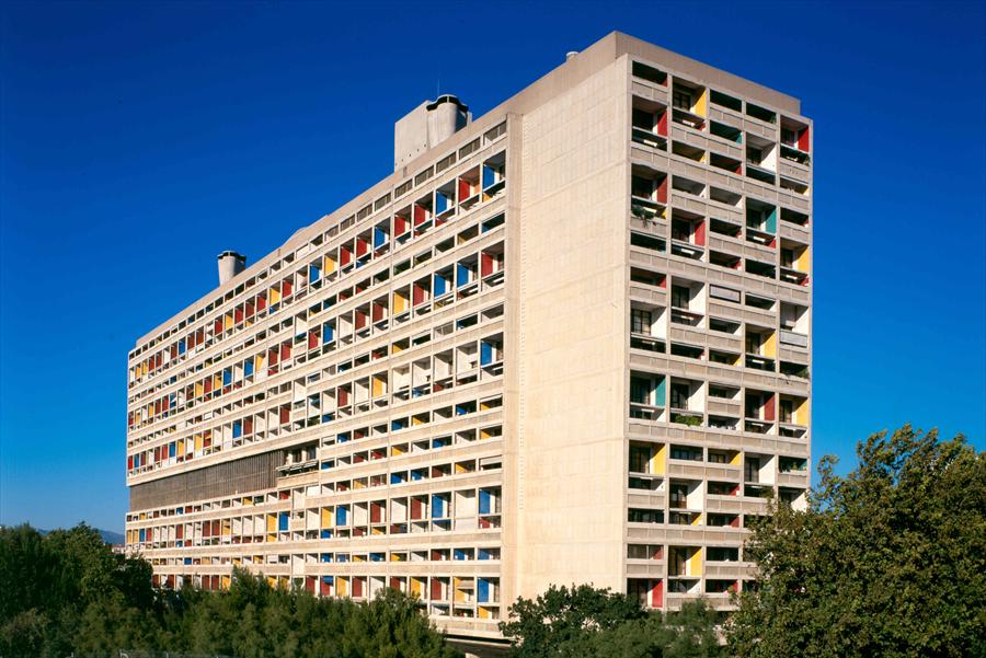 Unité d'Habitation, Marseille. Photo : Paul kozlowski 1997. © FLC/ADAGP