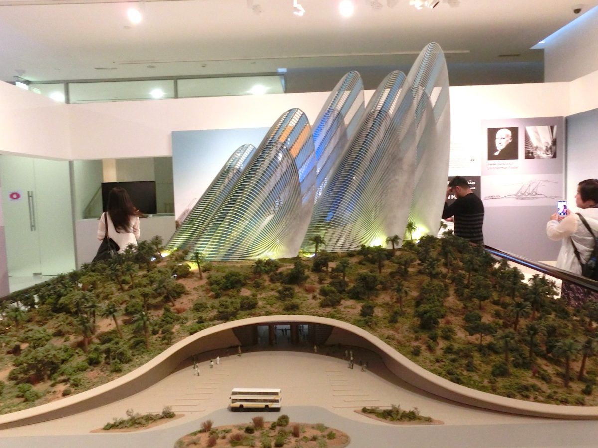 Modell des Zayed National Museum, Abu Dhabi // SBV
