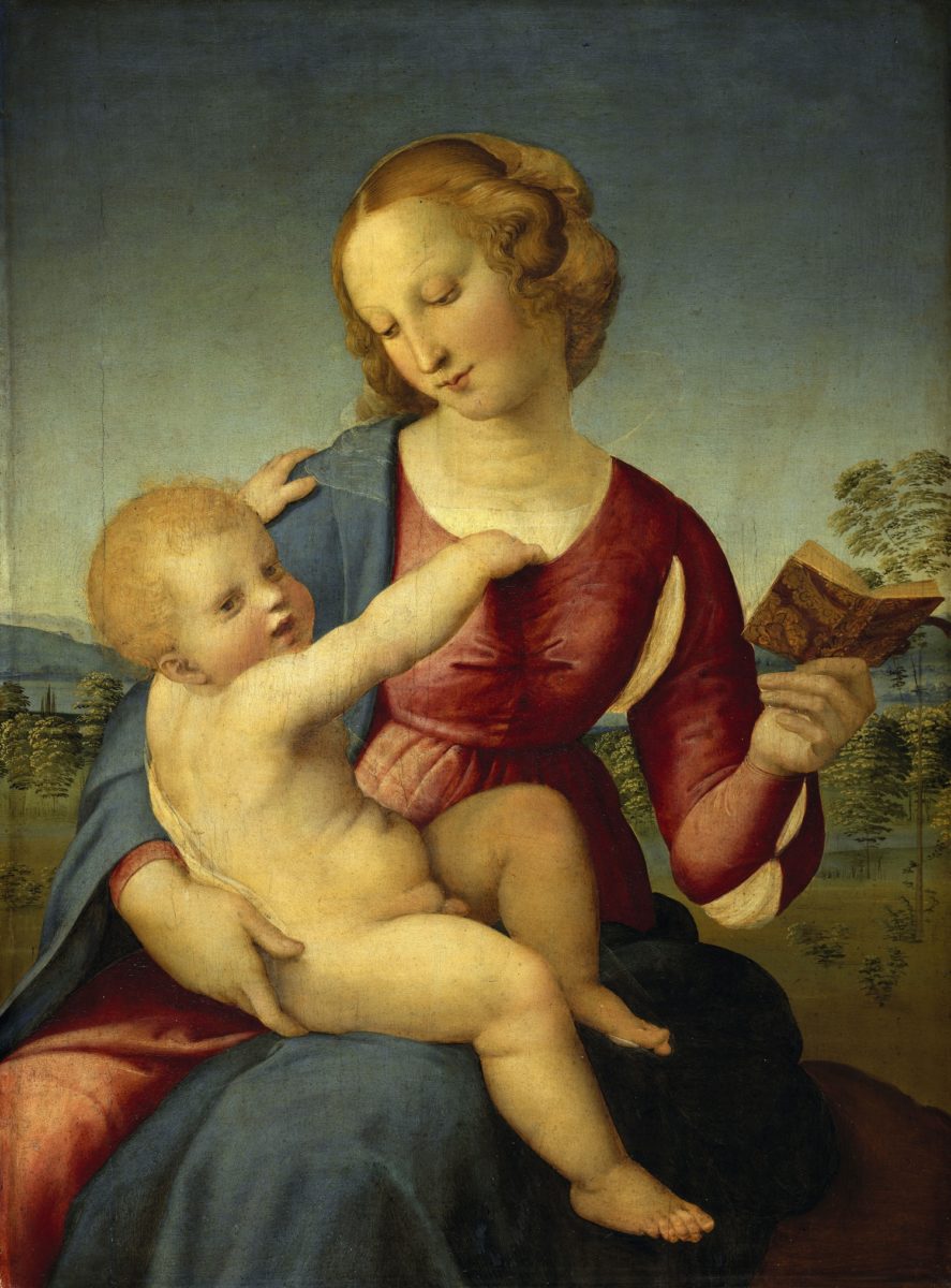 Raffael, Maria mit dem Kind (Madonna Colonna), 1508. © Gemäldegalerie Staatliche Museen zu Berlin, Preußischer Kulturbesitz Foto: Jörg P. Anders