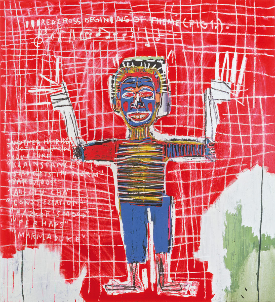 Jean-Michel Basquiat, Red Savoy, 1983. Courtesy Heidi Horten Collection,  © Estate of Jean-Michel Basquiat/Bildrecht Wien